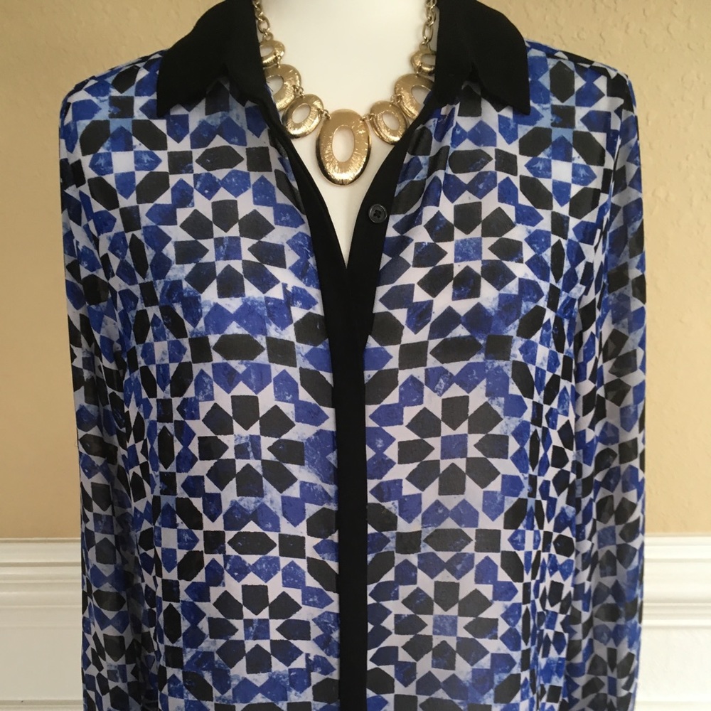 Michael Kors Sheer Blouse